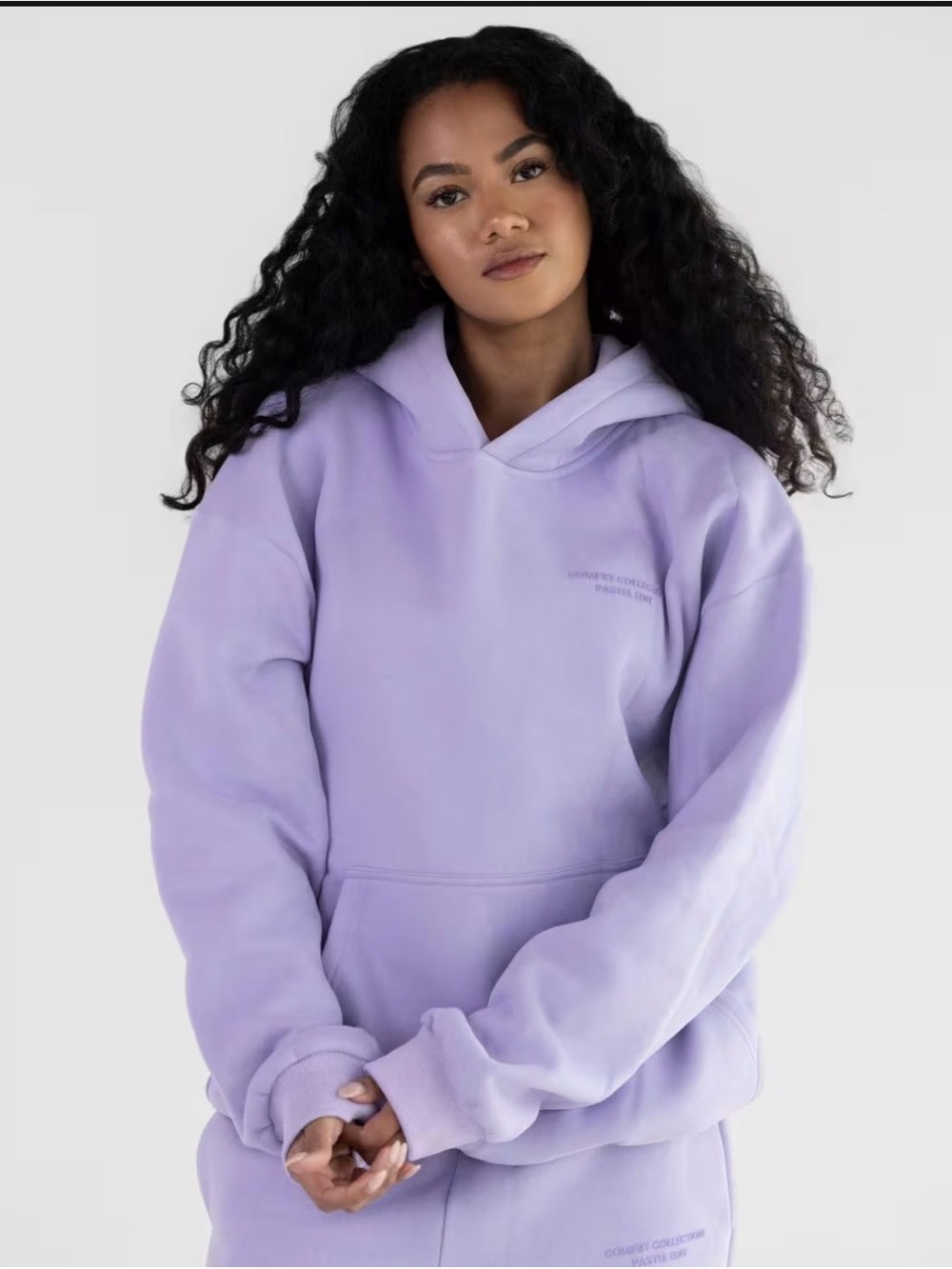 NWOB Comfrt Collection Pastel Edit Hoodie - Lavender - Small